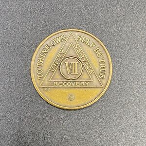 Alcoholics Anonymous 7 Year Medallion Coin